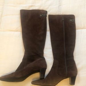 Cole Haan Brown Suede Boots
